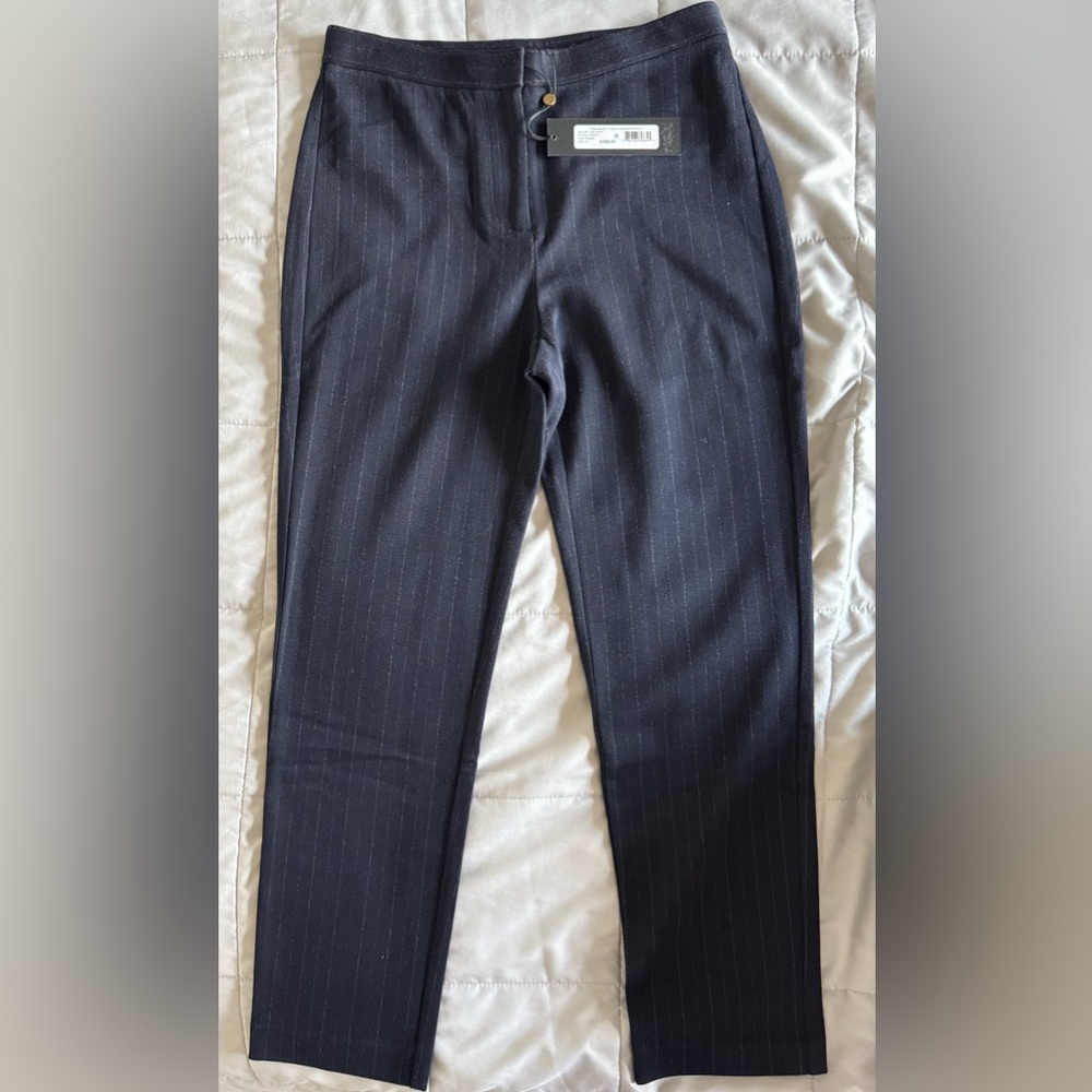 TONI NOVELTY KNIT CIGARETTE PANT